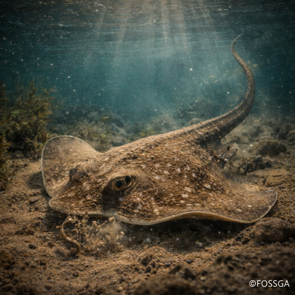 Eocene Stingray Fossil (50 Million Years) – Museum Grade | Green River ...