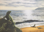 Barasaurus besairiei Reptil aus dem Perm